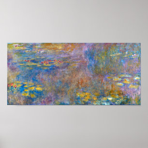 Póster Water Lily Pond en Giverny, Claude Monet
