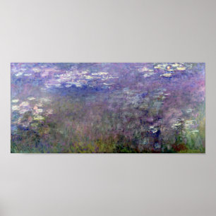Póster Water Lily Pond en Giverny, Claude Monet