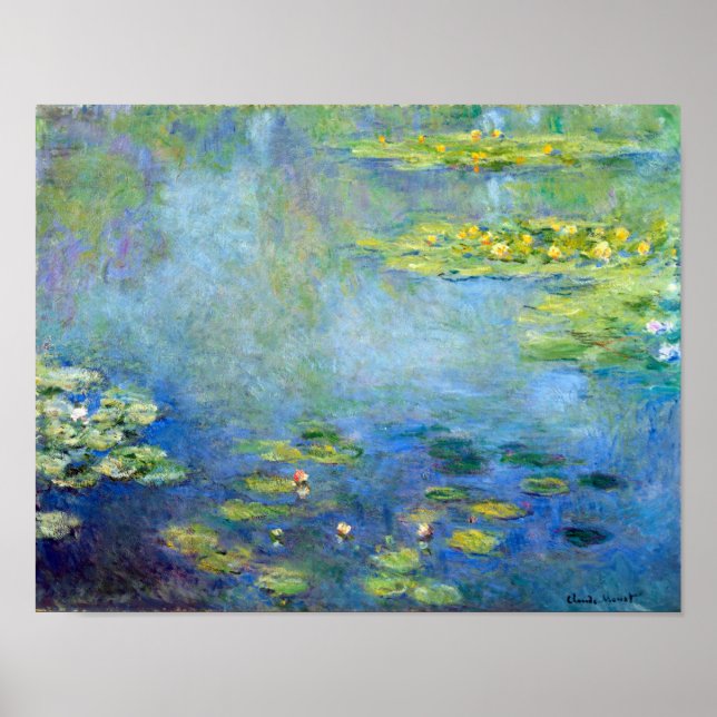Póster Water Lily Pond, Monet (Frente)