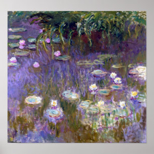 Póster Water Lily Pond, Monet