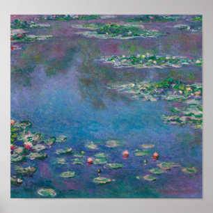 Póster Water Lily Pond, Monet