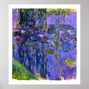 Póster Water Lily Pond Reflexiones Claude Monet Bella Art