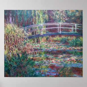 Póster Water Lily Pond (Rosa Harmonie), Monet