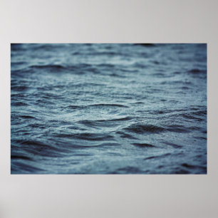Póster Water liquid water surface texture