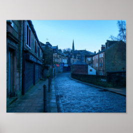 Póster Water Street Todmorden - Encanto empedrado al crep