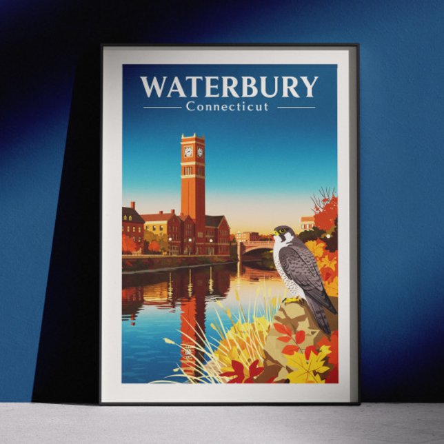 Póster Waterbury Connecticut Antiguo (Subido por el creador)