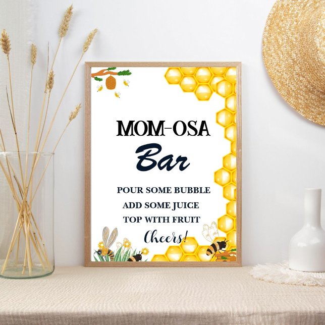 Póster Watercolor amarillo Floral Honny Bar Mom-osa (Subido por el creador)