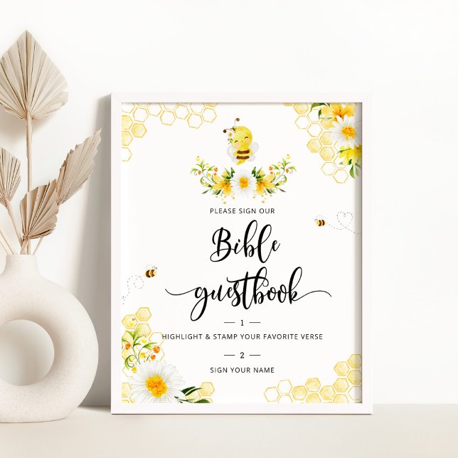 Póster Watercolor Floral abeja estbook (Subido por el creador)