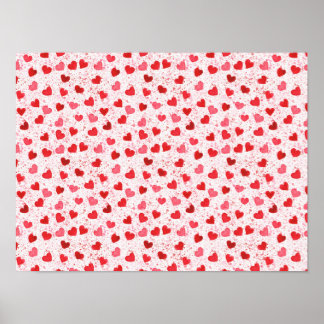 Póster Watercolor Heart Art (2)