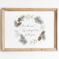 Watercolor Invierno Botánico