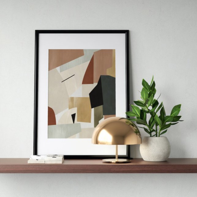 Póster Watercolor poster Abstract Geometrical modern art (Subido por el creador)