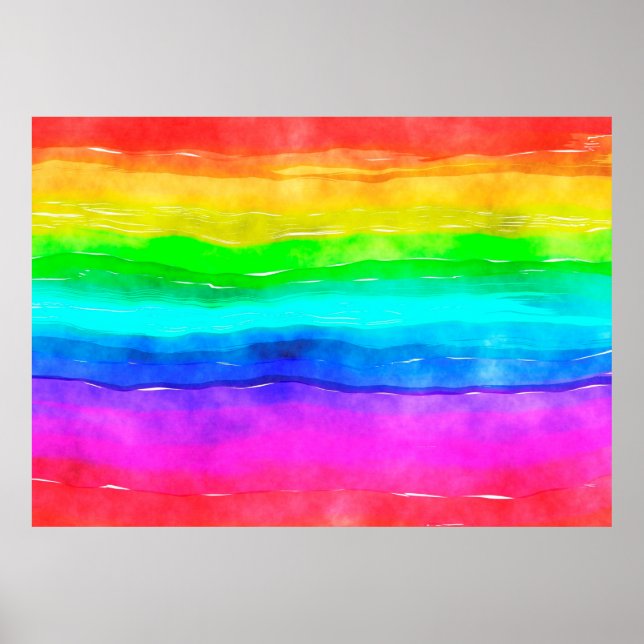 Póster Watercolour watercolor paint wash (Frente)