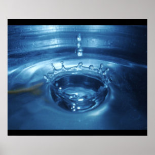 Póster waterdrop crown
