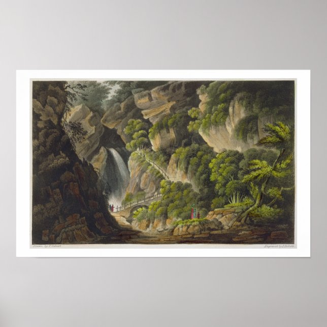 Póster Waterfall at Shanklin, from 'The Isle of Wight Ill (Frente)