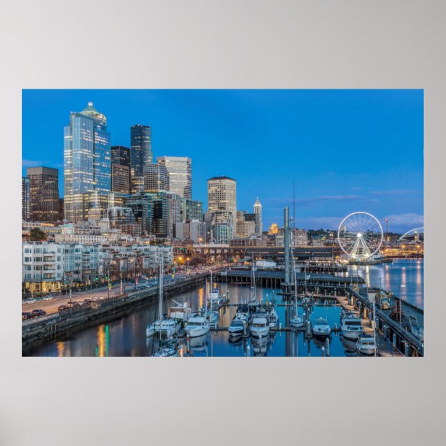 Póster Waterfront y Downtown (Frente)