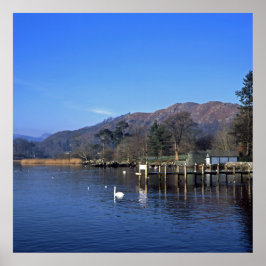 Póster Waterhead Ambleside England Postcard Cushion