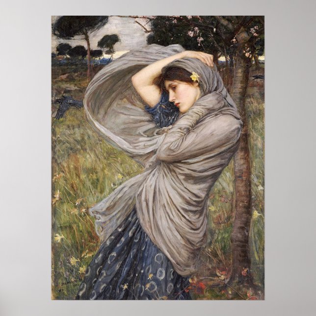 Póster Waterhouse - Boreas (Frente)