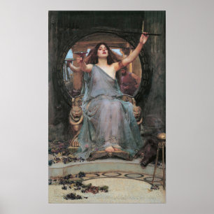 Póster Waterhouse - Circe Ofreciendo La Copa A Odiseo