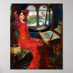 Póster Waterhouse Estoy medio enferma de sombras