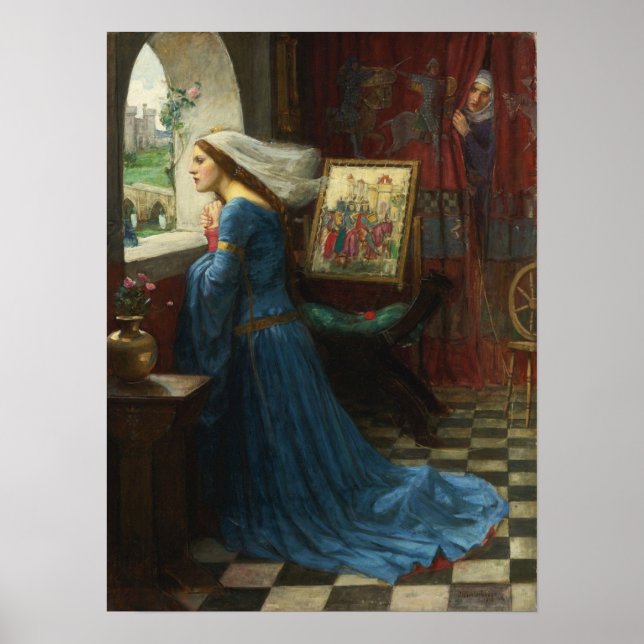 Póster Waterhouse - Fair Rosamund 1916 (Frente)