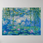 Póster Waterlilies, 1916-1919, por Claude Monet<br><div class="desc">Claude Monet - Waterlilies,  1916-1919. Oscar-Claude Monet (1840-1926) fue un pintor francés y fundador de la pintura impresionista que es visto como un precursor clave del modernismo,  especialmente en sus intentos de pintar la naturaleza como lo percibió.</div>