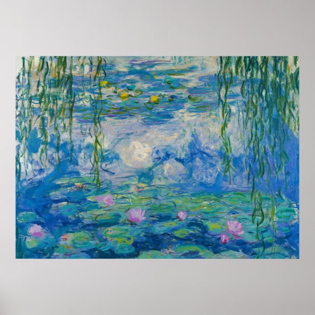 Póster Waterlilies, 1916-1919, por Claude Monet (Frente)