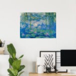 Póster Waterlilies por Claude Monet<br><div class="desc">Claude Monet - Waterlilies,  1916-1919. Oscar-Claude Monet (1840-1926) fue un pintor francés y fundador de la pintura impresionista que es visto como un precursor clave del modernismo,  especialmente en sus intentos de pintar la naturaleza como lo percibió.</div>