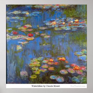 Póster Waterlillies by Claude Monet