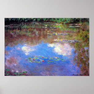 Póster Waterlily Pond por Claude Monet, Bella Artes de la