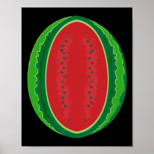 Póster Watermelon Costume Halloween Melon Fruit Para Adul