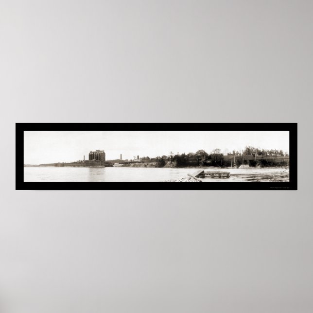 Póster Waterville Maine Photo 1909 (Frente)