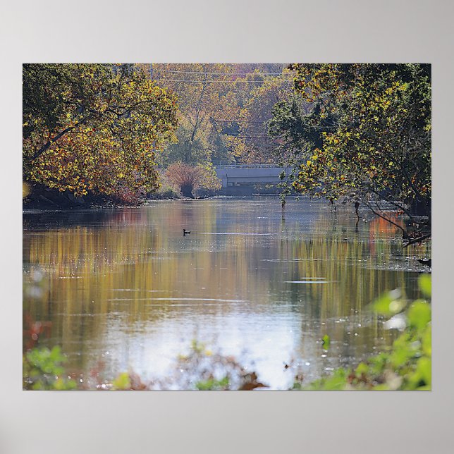 Póster Waterway de Jersey del Sur (Frente)