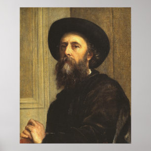 Póster Watts - autorretrato 1864