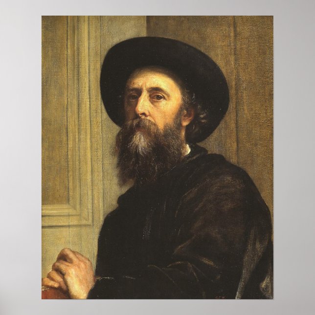 Póster Watts - autorretrato 1864 (Frente)