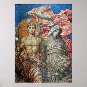 Póster Watts - St Giles In The Fields Time Death Judgment
