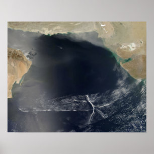 Póster Wave clouds over the Arabian Sea