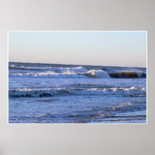 Póster Waves Sea Isle City