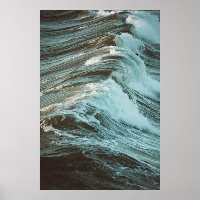 PÓSTER WAVES VINTAGE PHOTO (Frente)