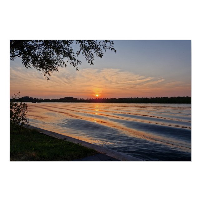 Póster Wavy sunset  (Anverso)