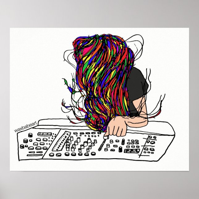 Póster Waxbabe Bassnectar Logo Print (Frente)