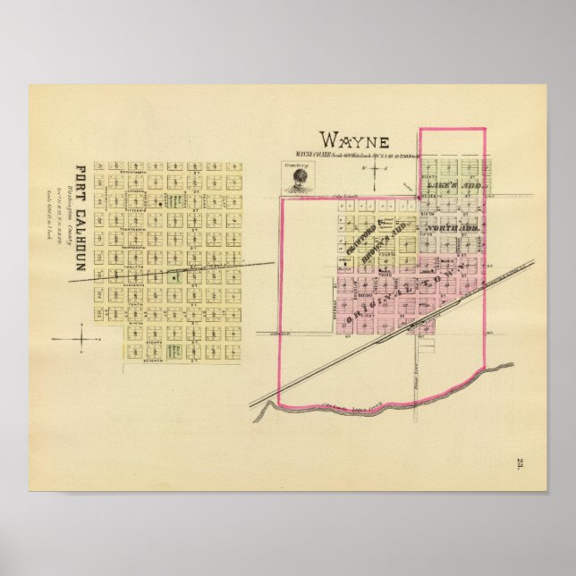 Póster Wayne, Nebraska (Frente)