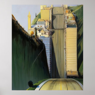 Póster wayne thiebaud - park place 1993