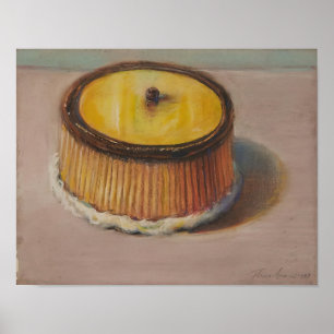 Póster wayne thiebaud - pastel de limón 1997