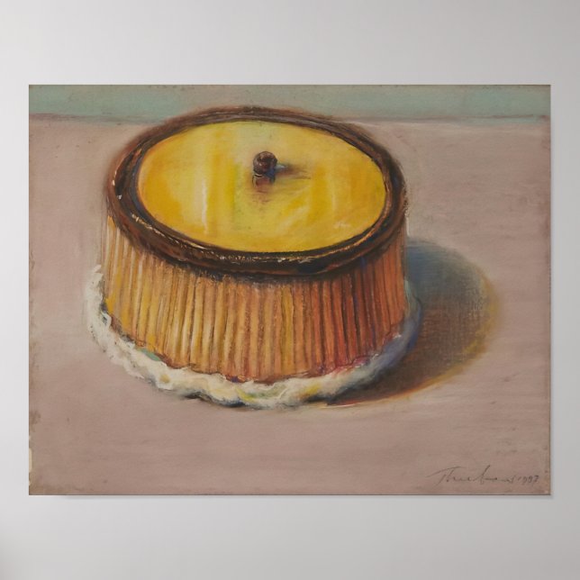 Póster wayne thiebaud - pastel de limón 1997 (Frente)