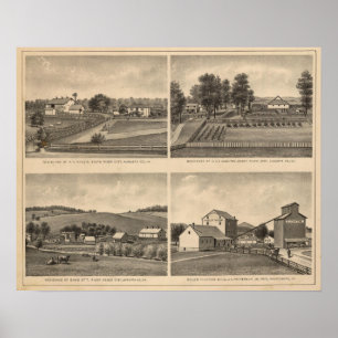 Póster Waynesboro, el condado de Augusta