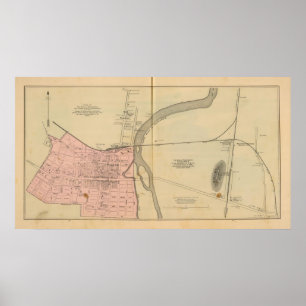 Póster Waynesboro, Waynesboro del norte, empalme de