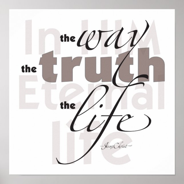 Póster WayTruthLife (Frente)