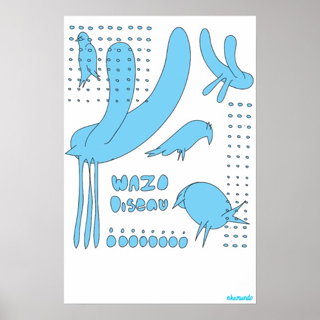 Póster Wazo L'oiseau (Frente)