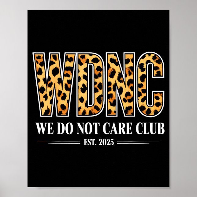 Póster Wdnc - Club No Nos Cuidamos  (Frente)