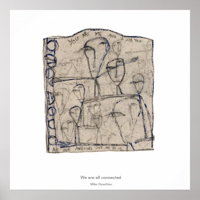 Póster We are all connected (Frente)